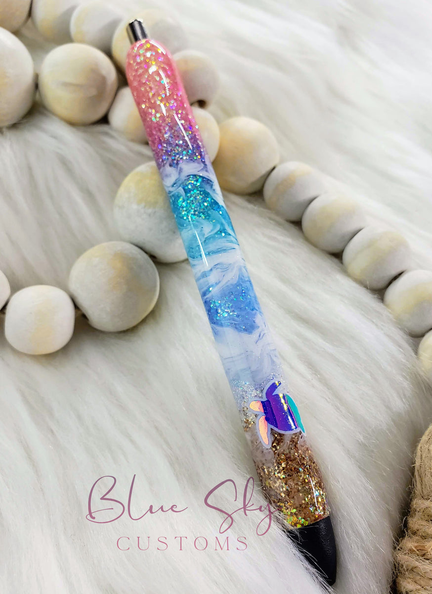 Beach Glitter Pen – Melanated Mugz and more