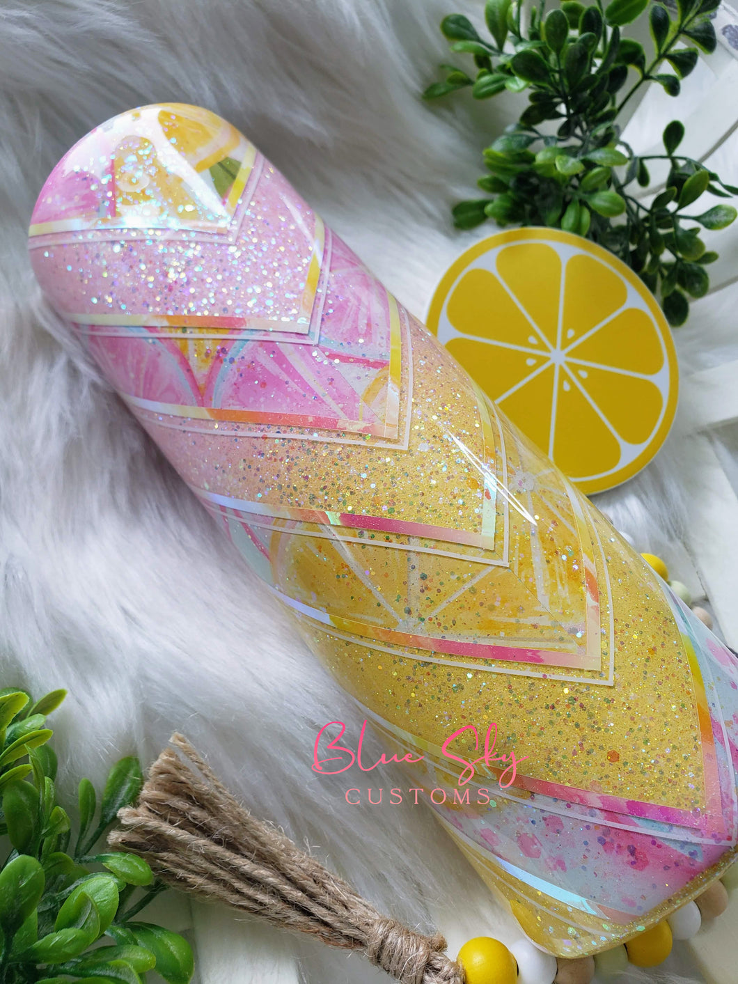 Pink Lemonade V-Split Tumbler