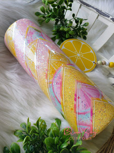 Pink Lemonade V-Split Tumbler