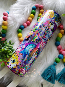 Lisa's World Glitter Tumbler