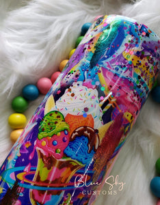 Lisa's World Glitter Tumbler