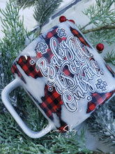 Load image into Gallery viewer, Baby It&#39;s Cold Outside Flannel Geode - 14oz Camper Mug
