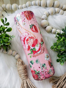 Strawberry Shortcake Glitter Tumbler