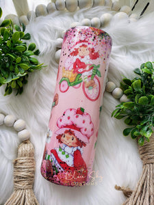 Strawberry Shortcake Glitter Tumbler