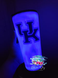 Glow In The Dark Tumbler - Dark Blue Glow