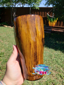 Wood Grain Tumbler (Dark & Light Wood)