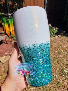 Just A Girl Who Loves Peckers Glitter Tumbler