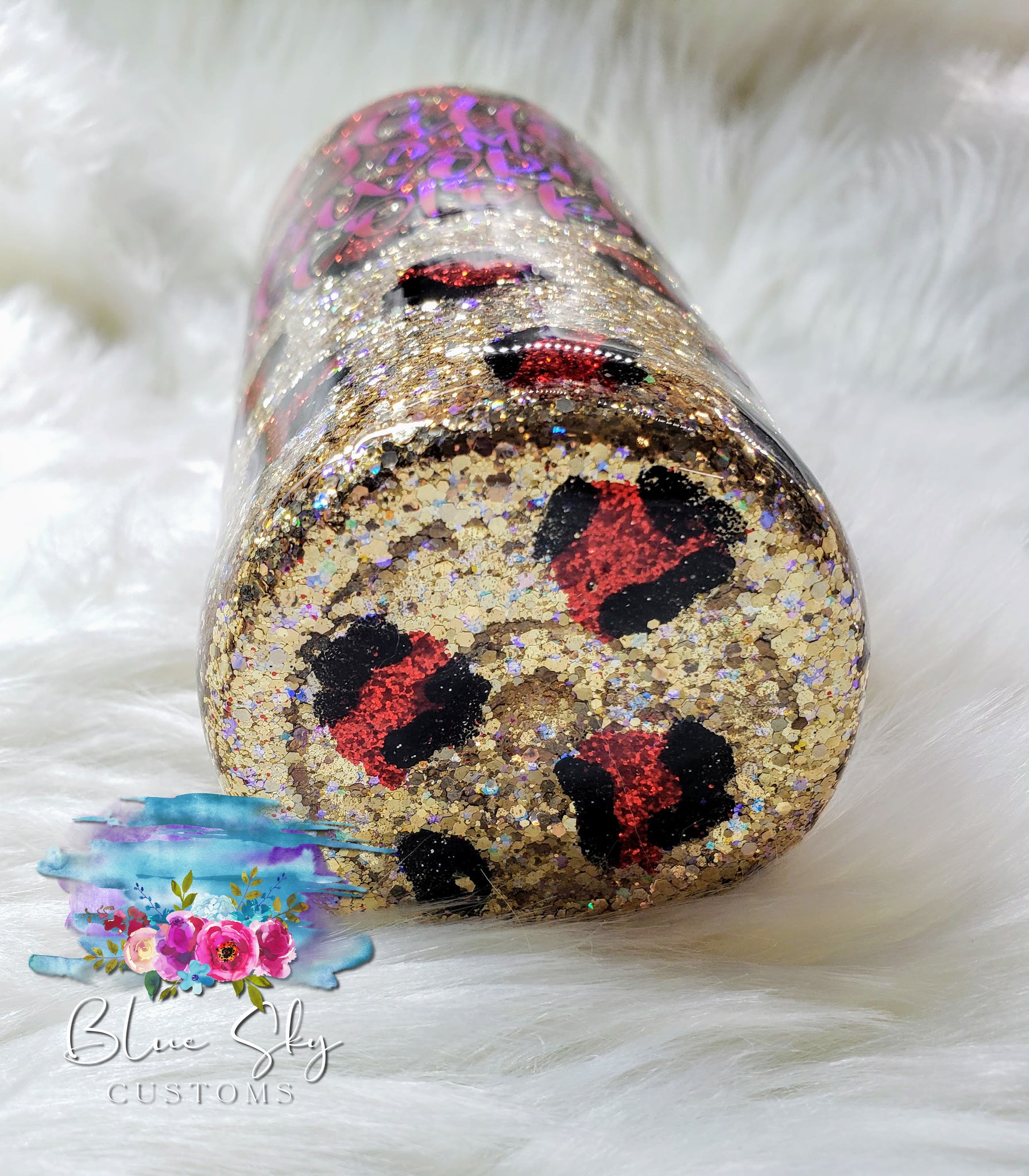 Gypsy Leopard Tumbler – Blue Sky Customs