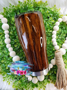 Wood Grain Tumbler (Dark & Light Wood)