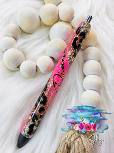 Pink Gypsy Leopard Print Pen