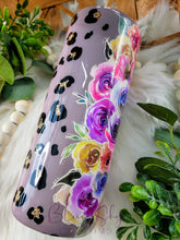 Load image into Gallery viewer, Floral Leopard Ombre Tumbler
