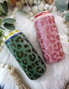 Leopard Print Peekaboo Can Cooler