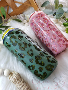 Leopard Print Peekaboo Can Cooler