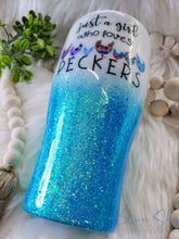 Load image into Gallery viewer, Just A Girl Who Loves Peckers Glitter Tumbler
