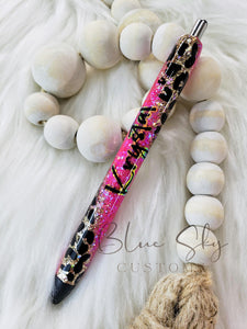 Pink Gypsy Leopard Print Pen