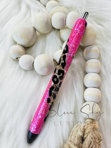 Pink Gypsy Leopard Print Pen