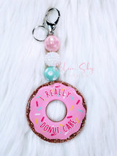 Load image into Gallery viewer, I Really Donut Care Keychain
