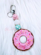 Load image into Gallery viewer, I Really Donut Care Keychain
