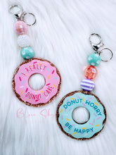 Load image into Gallery viewer, I Really Donut Care Keychain
