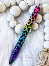 Load image into Gallery viewer, Rainbow Ombre Leopard Print Pen
