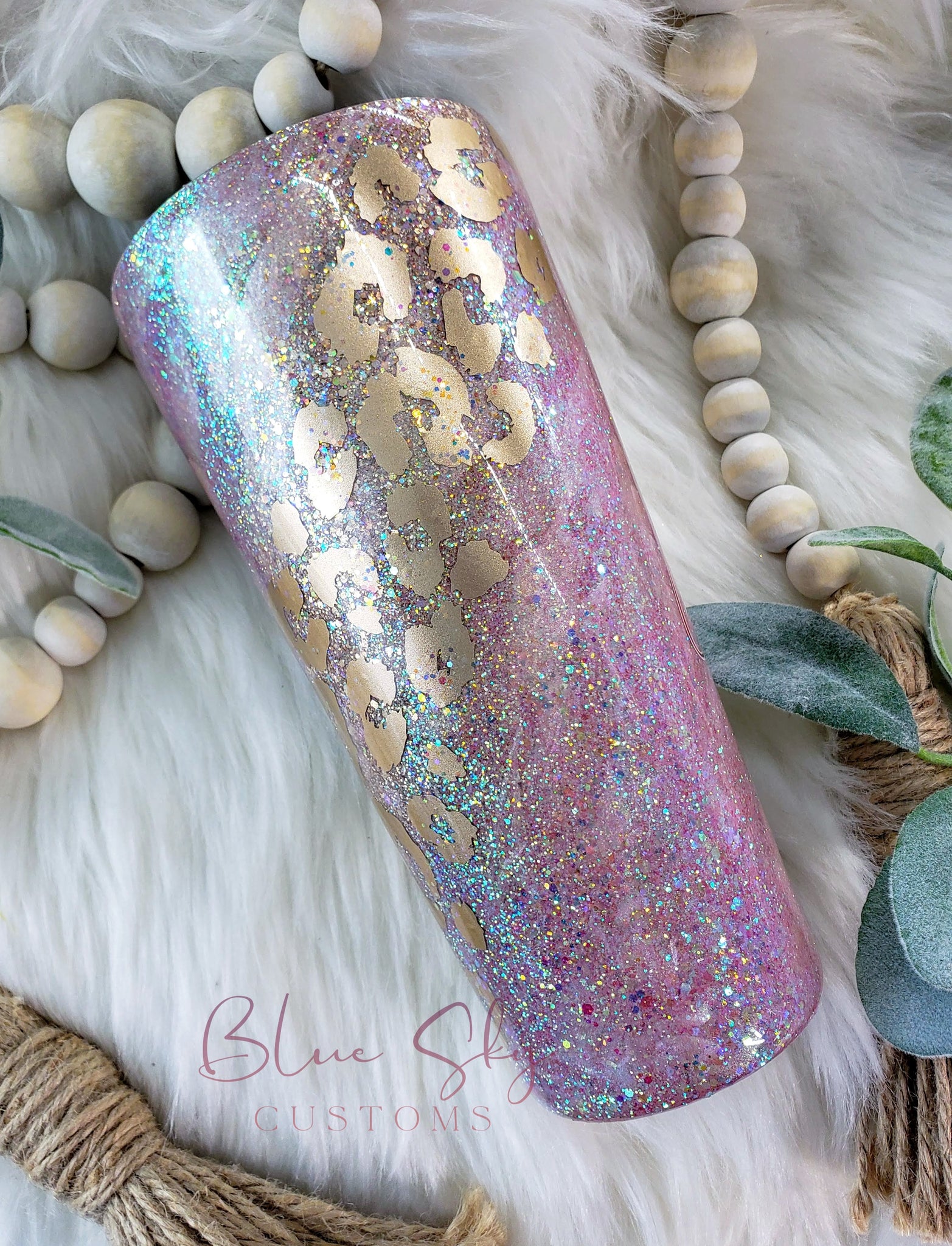 Mermaid Glitter Drink Tumbler by Blush
