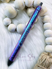 Load image into Gallery viewer, Teal &amp; Purple Chrome Shift Pen
