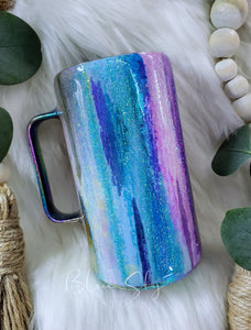 "The Elysian" Abstract Mixed Media Tumbler