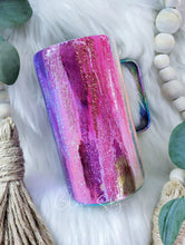 Load image into Gallery viewer, &quot;The Elysian&quot; Abstract Mixed Media Tumbler
