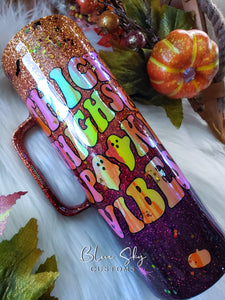 Thick Thighs & Spooky Vibes Ombre Tumbler