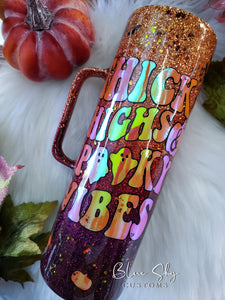 Thick Thighs & Spooky Vibes Ombre Tumbler