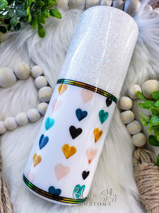 Not A Hugger Glitter Tumbler - 20oz Skinny