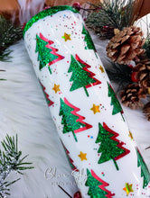 Load image into Gallery viewer, Traditional Christmas Tree Peekaboo Glitter Tumbler
