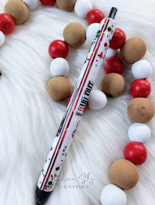 I Put Out {Cookies} For Santa Glitter Pen