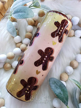 Load image into Gallery viewer, Gingerbread Man Peekaboo Glitter Tumbler
