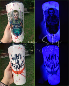 Joker Glow in the Dark - Dark Blue Glow